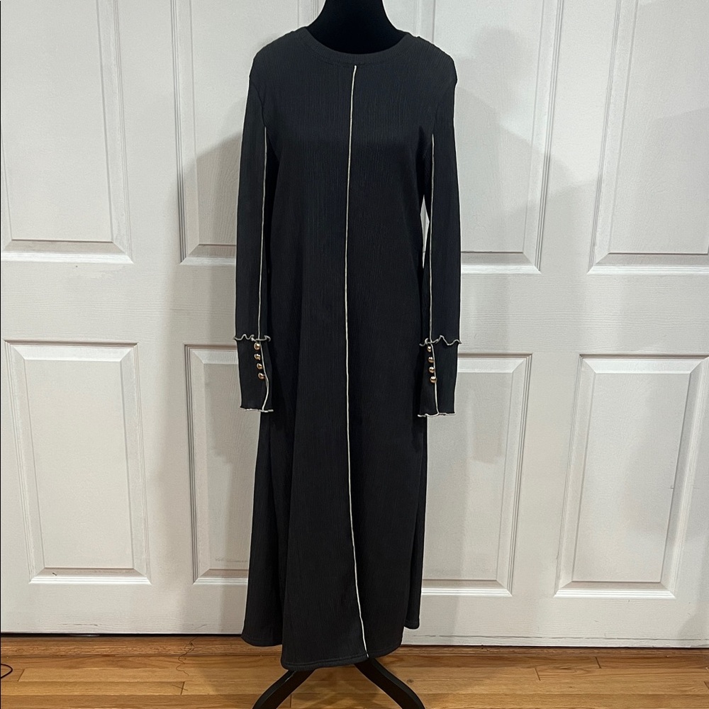 Pre-owned 🌸Elegant Black Long Sleeve Dress